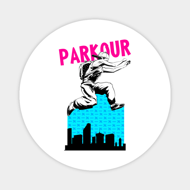 Parkour Magnet by vanpaul54